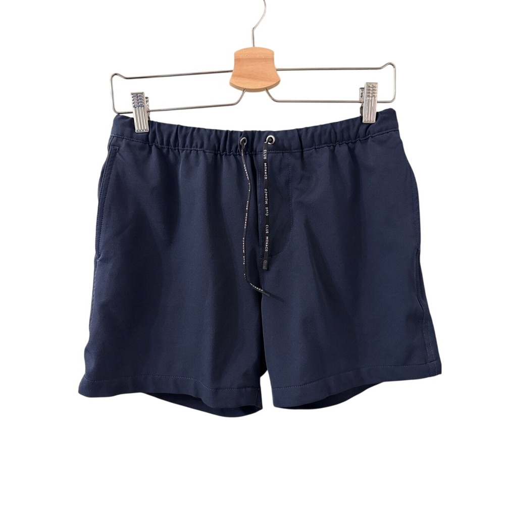 Club Monaco Men's Navy Athletic Performance 5" Shorts